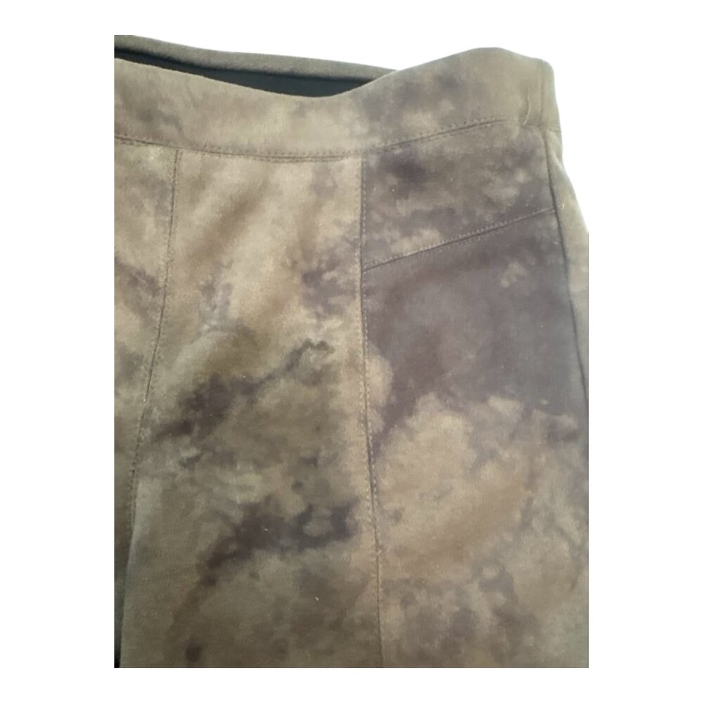Tahari‎ Green and Black Faux Leather Stretch Pants. Women's - Size S - Picture 4 of 6